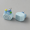 Opaque Resin Pendants RESI-CJC0028-05P-04-2