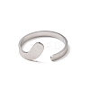 304 Stainless Steel Open Cuff Rings RJEW-Q808-02A-P-2