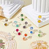 10Pcs Natural Persian Jade & Yellow Jade Cuff Rings RJEW-UN00055-4