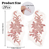 Flower Blossom Sequin Appliques DIY-WH0407-01-2