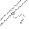 Rack Plating Brass Cable Chain Necklaces for Women NJEW-K382-11P-2