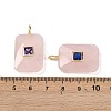 Natural Rose Quartz Pendants LS-G-I391-03G-11-3