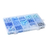 Mixed Styles Transparent Acrylic Beads MACR-FS0001-60-6