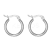 Tarnish Resistant 304 Stainless Steel Hoop Earrings X-EJEW-F105-11P-2