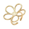 304 Stainless Steel Cuff Open Rings for Women RJEW-P180-04G-1