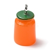 Opaque Resin Imitation Food Pendants RESI-L038-06P-01-2