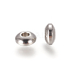 Non-Tarnish 304 Stainless Steel Smooth Rondelle Beads STAS-M006-03P-B-2