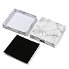 Square Marble Cardboard Paper Jewelry Box CON-D014-01C-03-2
