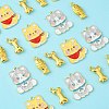 20Pcs 4 Styles Alloy Enamel Pendants ENAM-CJ0004-48-4