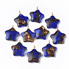Assembled Synthetic Imperial Jasper and Bronzite Pendants G-S366-002C-1
