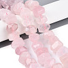 Natural Rose Quartz Beads Strands G-N347-18A-02-1
