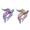 Rainbow Color Alloy Pendants PALLOY-N156-158-NR-2