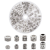160pcs 10 Style Tibetan Style Alloy European Beads FIND-PH0010-69-1