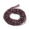 Electroplate Transparent Glass Beads Strands LS-EGLA-A035-T3mm-A13-2