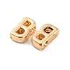 Golden Plated Alloy Beads PALLOY-CJC0001-64KCG-B-2
