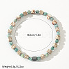 Natural Mixed Gemstone Beads Stretch Bracelets for Men RE8407-4