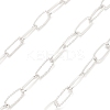 925 Sterling Silver Paperclip Link Alternating Twist Chains STER-NH0001-82S-2