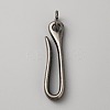 Tibetan Style Alloy Hook Clasps FIND-WH0002-80A-AS-1