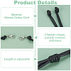 16Pcs Waxed Cotton Cord Braided Adjustable Bracelet Makings AJEW-FG0004-71A-4