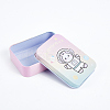 4Pcs 4 Styles Tinplate Storage Box CON-CN0001-02-1