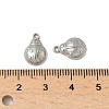 304 Stainless Steel Charms STAS-G354-01C-P-3