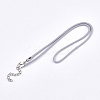 Waxed Cord Necklace Making NCOR-T001-81-2