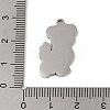 Non-Tarnish 201 Stainless Steel Pendants STAS-C095-18P-3
