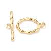 Rack Plating Brass Toggle Clasps KK-B036-07G-2