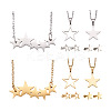 Kissitty 4 Set 4 Style Jewelry Set with 1Pc Necklace SJEW-KS0001-02-7