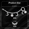 4Pcs 2 Styles Alloy Shoes Charms HJEW-DR00294-2