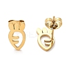 304 Stainless Steel Stud Earrings EJEW-I317-01G-4