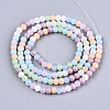 Opaque Glass Beads Strands GLAA-T006-10A-2
