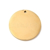 Father's Day Theme 304 Stainless Steel Pendants STAS-E171-02G-2