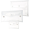 3Pcs 3 Styles Portable Transparent PVC Makeup Brush Bag AJEW-GF0010-87-1