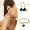 16Pcs 8 Style Alloy Enamel Pendants ENAM-CJ0005-79-7