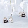 Golden Plated Alloy Pendants ENAM-NB0001-08G-6