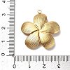 304 Stainless Steel Rhinestone Pendants STAS-P395-11A-G-3