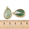 Natural Green Strawberry Quartz Faceted Pendants G-M431-14G-04-3
