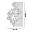 Floral Design Carbon Steel Cutting Dies Stencils DIY-WH0170-010-2