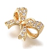Brass Micro Pave Cubic Zirconia Pendants KK-Q001-11G-2