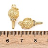 Brass Cubic Zirconia Pendants KK-L251-52G-02-3