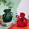 Velvet Jewelry Bags with Drawstring & Plastic Imitation Pearl TP-NB0001-20B-6