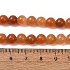 Natural Red Aventurine Bead Strands X-G-P257-02-6mm-7