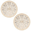 Wooden Basket Bottoms AJEW-WH0129-07A-1