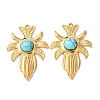 Synthetic Turquoise Pendants LS-STAS-Z177-07G-02-1