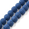 Natural Lava Rock Bead Strands G-L435-03-8mm-21-1