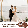 2-Slot Round Wood Ring Storage Boxes CON-HY0001-05D-5