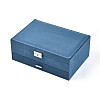 Velvet & Wood Jewelry Boxes VBOX-I001-04B-3