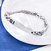304 Stainless Steel Link Chain Bracelets BJEW-R018-21P-2