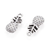 Pineapple Tibetan Style Alloy Pendants TIBEP-N008-13AS-NR-2